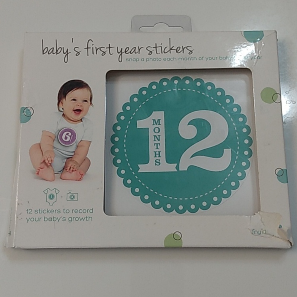 Tiny ideas- baby's first year stickers